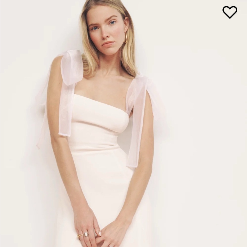 Reformation Kairo Dress in Ivory